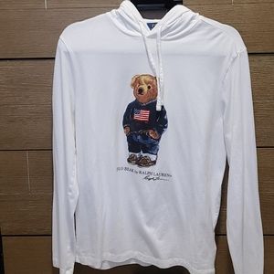 White pullover hoodie men's